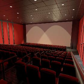 3D Movie Theater Interior